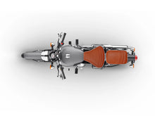 Load image into Gallery viewer, Royal Enfield Classic 350  and 500 cc Tan/Light brown Seat cover with Foam Cushioning and buttons