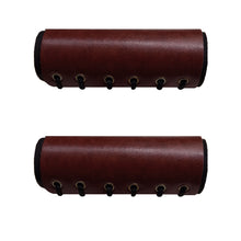 Load image into Gallery viewer, Royal Enfield  Handle Grip Cover Faux leather Brown