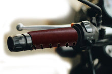 Load image into Gallery viewer, Royal Enfield  Handle Grip Cover Faux leather Brown