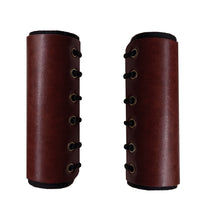 Load image into Gallery viewer, Royal Enfield  Handle Grip Cover Faux leather Brown
