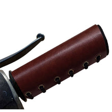 Load image into Gallery viewer, Royal Enfield  Handle Grip Cover Faux leather Brown