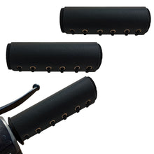 Load image into Gallery viewer, Royal Enfield  Handle Grip Cover Faux leather Black Color