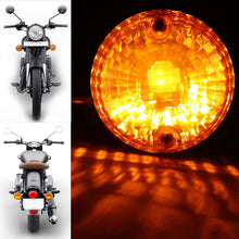 Load image into Gallery viewer, Royal Enfield Motorcycle yellow glass Indicator Set trafficator set