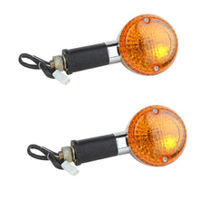 Load image into Gallery viewer, Royal Enfield Motorcycle yellow glass Indicator Set trafficator set