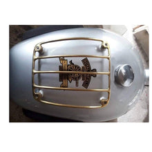 Load image into Gallery viewer, Royal Enfield Bullet Motorcycle Brass Fuel Tank Grill