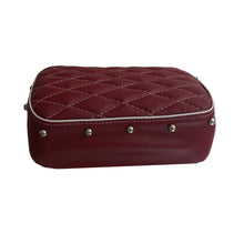 Load image into Gallery viewer, Royal Enfield Classic 350  and 500 cc Maroon Seat cover with Foam Cushioning and Buttons