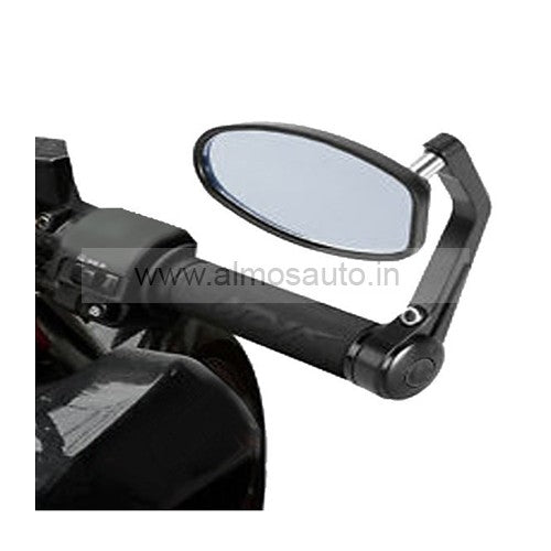 Royal Enfield GT Continental Ovel Type Handle Bar End Mirror Set