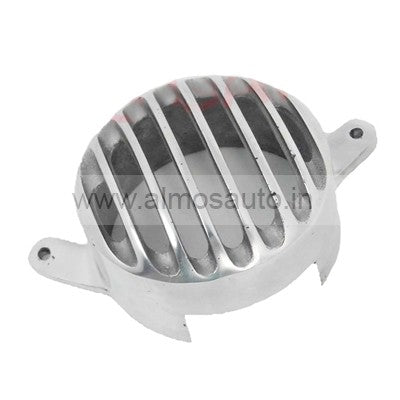 Royal Enfield Classic Motorcycle Tail Light Grill Cover-Silver