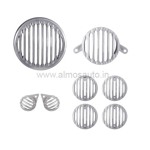 Royal Enfield Motorcycle Plastic Grill Set For Classic 350 & 500