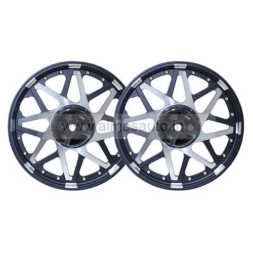 Star Type  Double Disc Front & Rear Alloy Wheel for Royal Enfield Classic 350 & 500