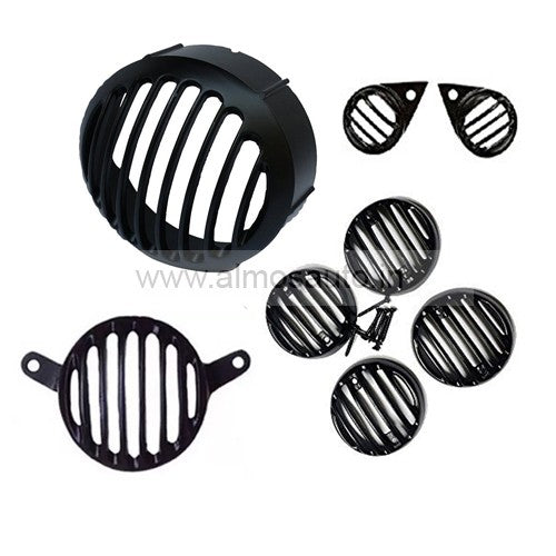 Royal Enfield Motorcycle Head Light Grill Cover For Classic 350 & 500