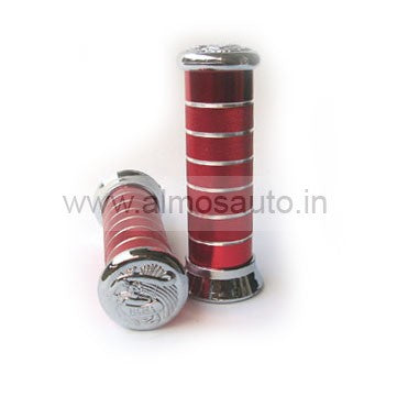 Royal Enfield Motorcycle Handle Grip Set-Red Color