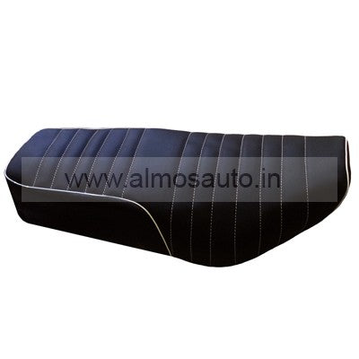 Royal Enfield Electra  Bullet Standard single seat cover with Foam Cushioning white lining