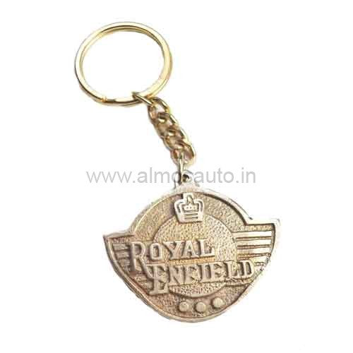 Royal Enfield Brass Redditch Style keyring Almos Auto