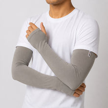 Load image into Gallery viewer, Arm Sleeve Beige Color-Cotton  up to the palm
