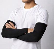 Load image into Gallery viewer, Arm Sleeve Black Color-Cotton
