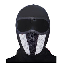 Load image into Gallery viewer, Rider&#39;s Face Mask Black-white
