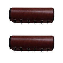 Load image into Gallery viewer, Royal Enfield  Handle Grip Cover Faux leather Brown
