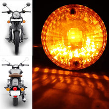 Load image into Gallery viewer, Royal Enfield Motorcycle yellow glass Indicator Set trafficator set
