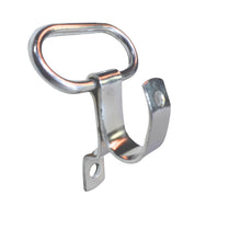 Load image into Gallery viewer, Royal Enfield Motorcycle Pillion Holder Bag side Hook chrome Plated
