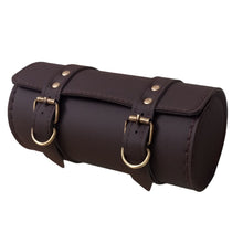 Load image into Gallery viewer, Royal Enfield Bike Tool Bag Brown Button
