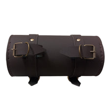 Load image into Gallery viewer, Royal Enfield Bike Tool Bag Brown Button
