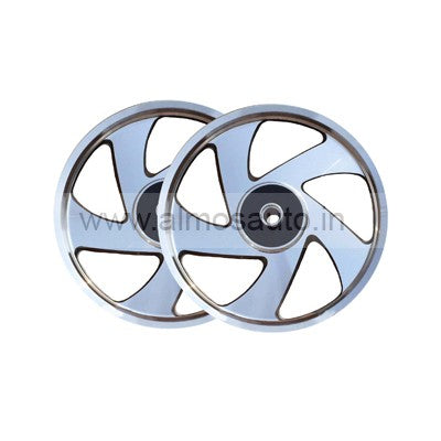 Royal Enfield Spinner Chrome Blade Type Alloy Wheel