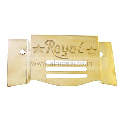 Royal Enfield Brass Crown Plate