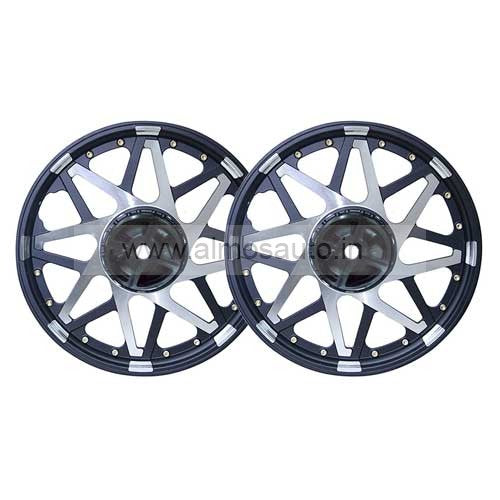 Star Type Double Disc Front & Rear Alloy Wheel for Royal Enfield Class ...