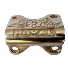 Load image into Gallery viewer, Royal Enfield Motorcycle Handle Bar  Brass clip with Stud and bolt kit
