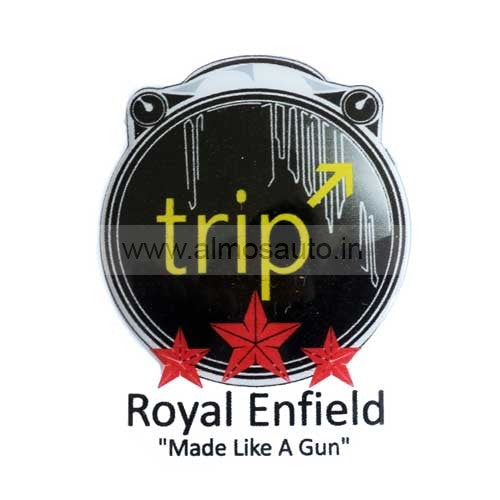 Royal Enfield Made Like A Gun Trip Sticker