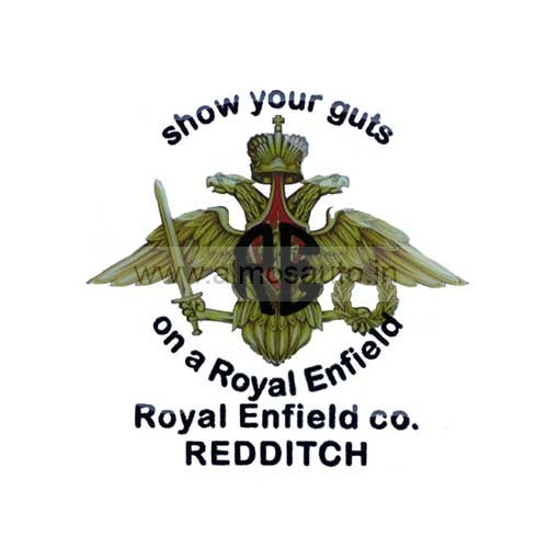 Royal Enfield Show Your Guts Redditch Sticker