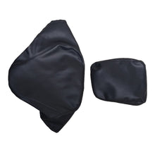 Load image into Gallery viewer, Plain Black Seat cover with Foam  for Royal Enfield Meteor

