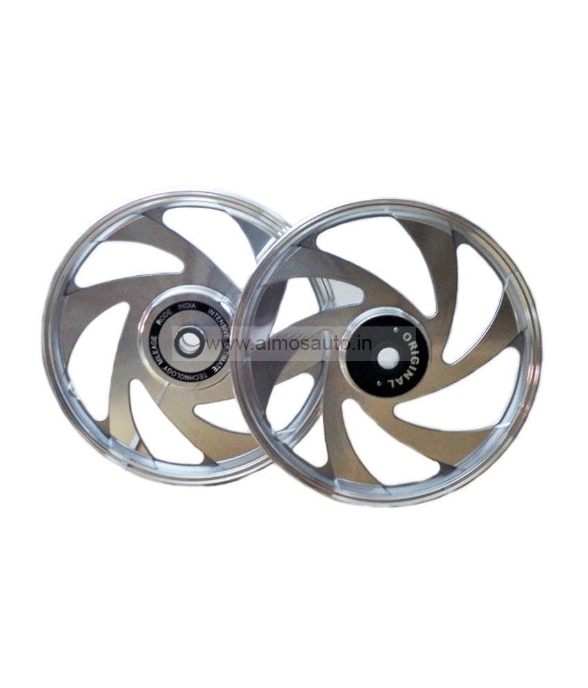 Six Blade Alloy Wheel set For Royal Enfield Motorcycle – Almos Auto