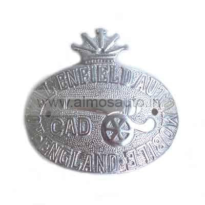 Royal Enfield Cad Aluminium Rear Mudguard Decal Badge