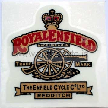 Royal Enfield Made like a gun Sticker -Redditch